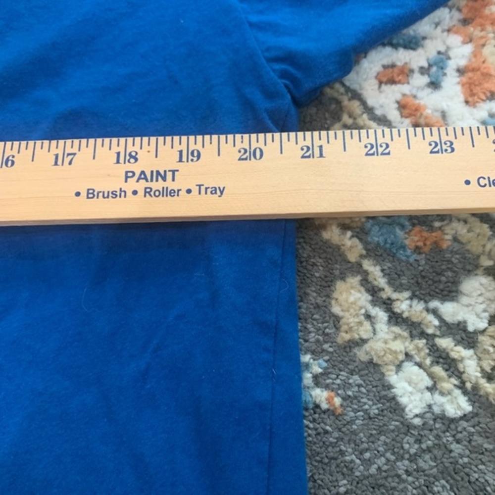 PDL‎ Don’t Worry Bike Happy Tee Shirt Size XL Blue - Picture 5 of 6